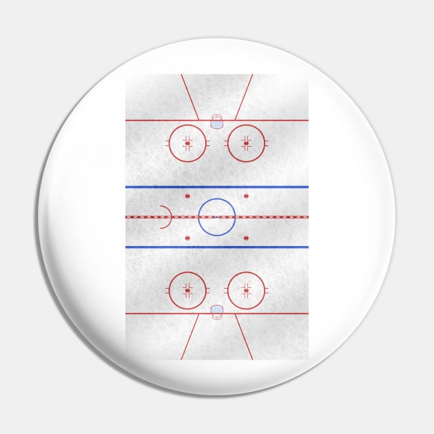 Ice Hockey Rink Pin by klance