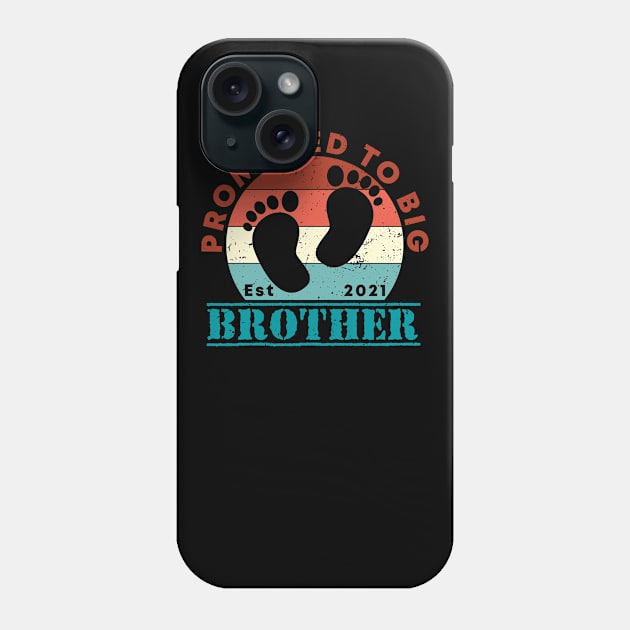 Vintage Promoted to Big Brother 2021 new Brother gift Big Brother Phone Case by Abko90