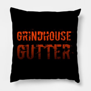 Grindhouse Gutter Logo All-American Spookshow Pillow