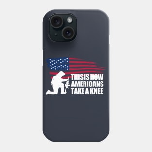 How Americans Take A Knee Phone Case