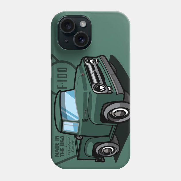 Meadow Green F100 - 1956 Phone Case by jepegdesign