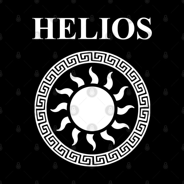 Helios Ancient Greek God of the Sun Symbol by AgemaApparel