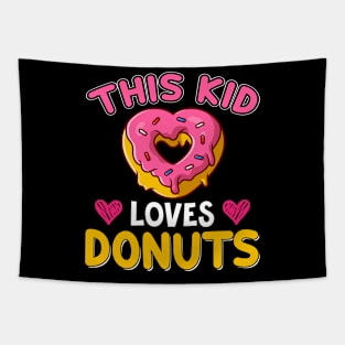 This Kid Loves Donuts Tapestry