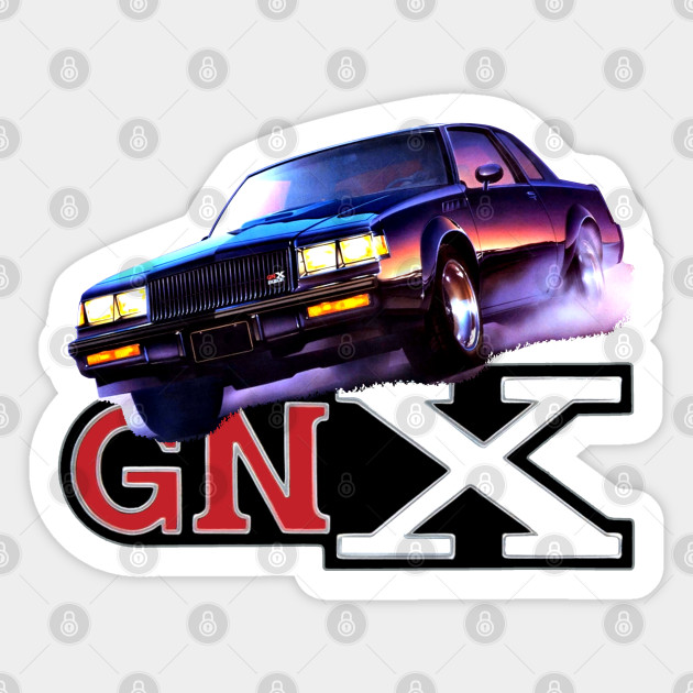 Buick Regal Gnx Muscle Car Buick Regal Sticker Teepublic
