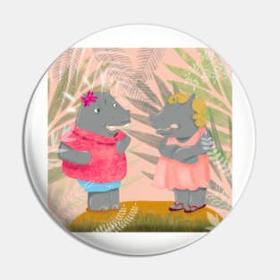 Arguing hippos 🦛🦛😤😠 Pin