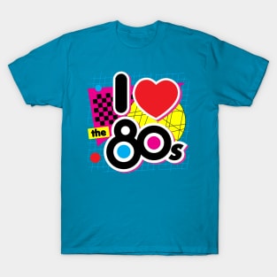 I Love The 80s retro style Essential T-Shirt for Sale by masliankaStepan