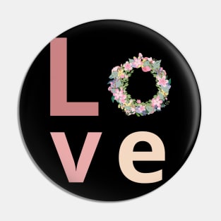 Flowers lover design gift for her who love floral design Pin