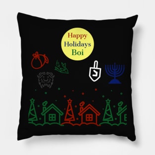 Happy Holidays Pillow