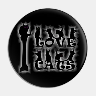 I Love Cats #2 Pin