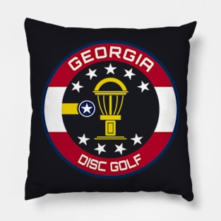 Georgia Disc Golf Flag Pillow