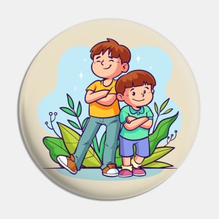 Big & Little Bro Love Pin