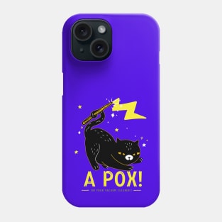 A Pox! On Your Vacuum Cleaner! Halloween Wizard Cat Phone Case