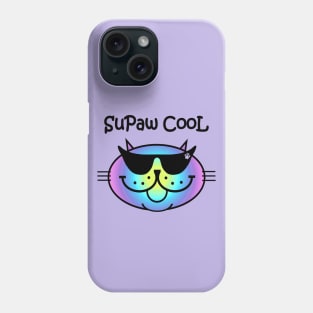 SuPaw CooL - rainbow Phone Case