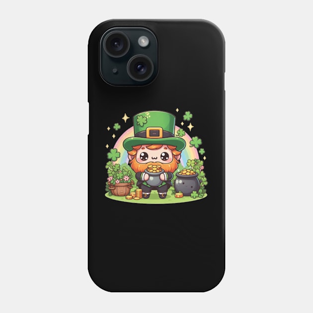 Cute Leprechaun Phone Case by The Art-Mart