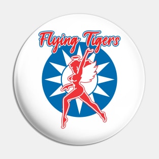 Flying Tigers WWII Hell's Angels Insignia Pin