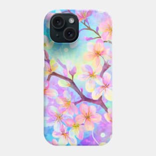 Pastel Cherry Blossoms Phone Case