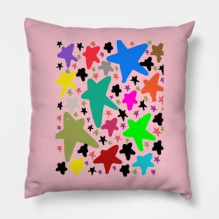 Stars - Colorful Abstract Art for Relaxation Pillow