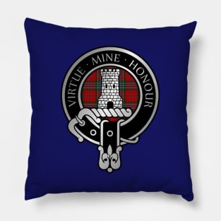 Clan MacLean Crest & Tartan Pillow