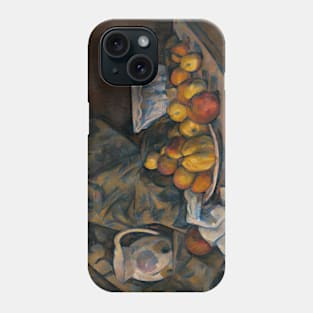 Still Life with Apples and Peaches by Paul Cezanne Phone Case