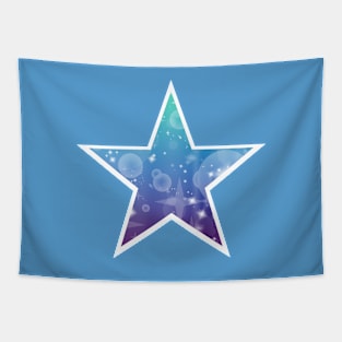 Kawaii Magical Mermaid Star Tapestry