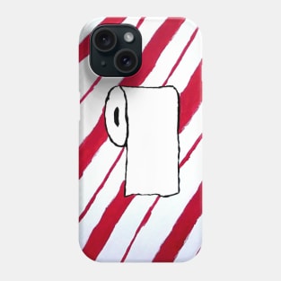 Candy Cane Toilet Paper Phone Case