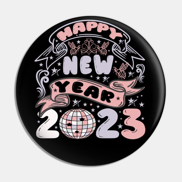 Happy New Year 2023 Pin by MZeeDesigns