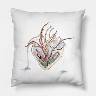 Squid Heart Aquarium Pillow