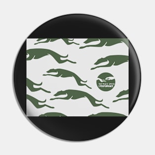 CAMO (GREEN) FOR RUNNING SIGHTHOUND LOVERS Pin