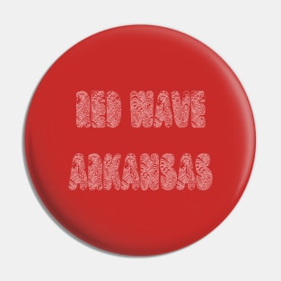 Red Wave Arkansas Pin