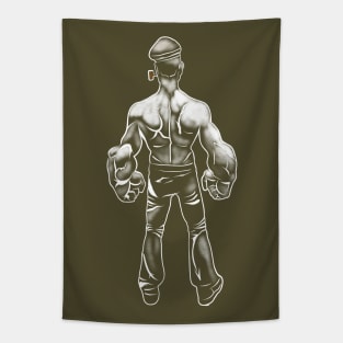 Popeye Ripped Tapestry