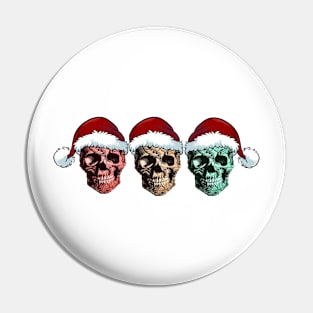 Christmas Skeleton Pin