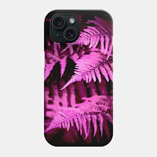 Pink Zebra Fern Phone Case