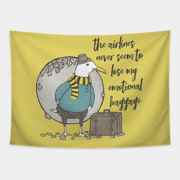 Emotional Baggage Tapestry by yaywow