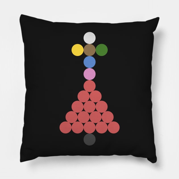 Snooker balls Pillow by lsa147