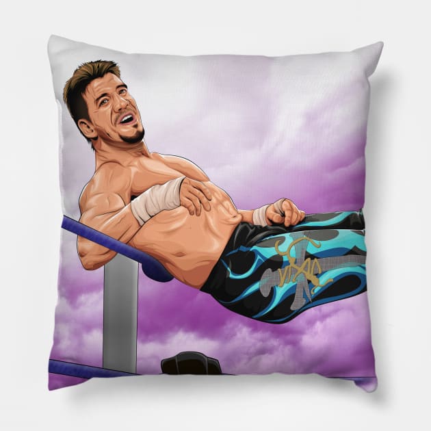 EDDIE "LA RAZA" GUERRERO / TRIBUTE Pillow by Jey13