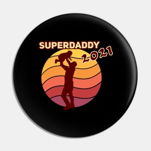 Superdaddy 2021 Pin