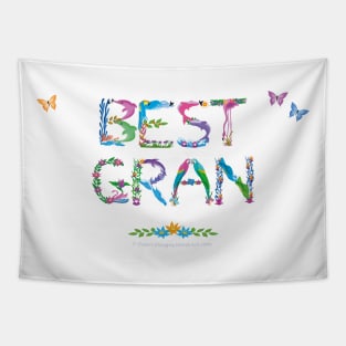 Best Gran - tropical wordart Tapestry