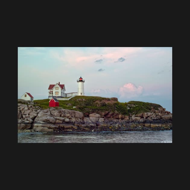 Nubble Light Sunset by BeanME