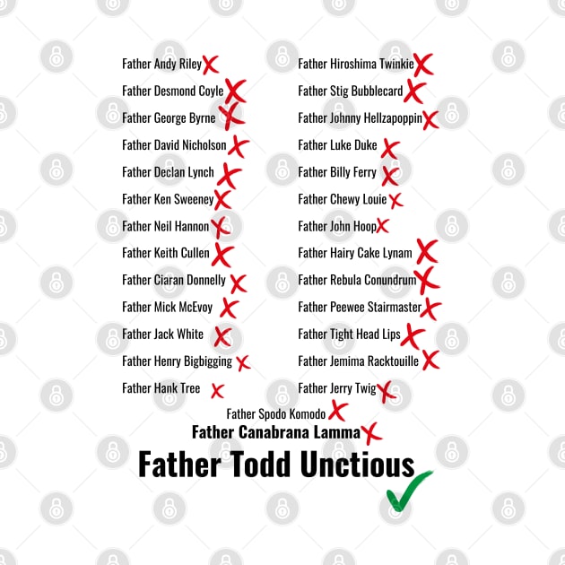 Father Todd Unctious and other Wrong Priest Names by Meta Cortex