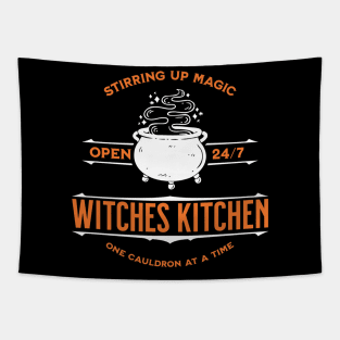 Stirring Up Halloween Magic Tapestry