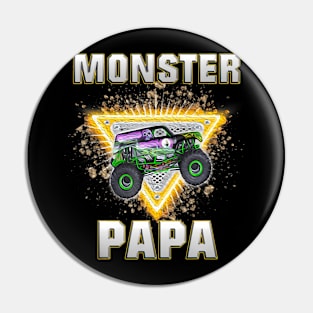 Monster Truck Papa Pin