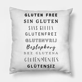 Gluten free around the world Pillow