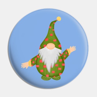 Cute dancing gnome Pin