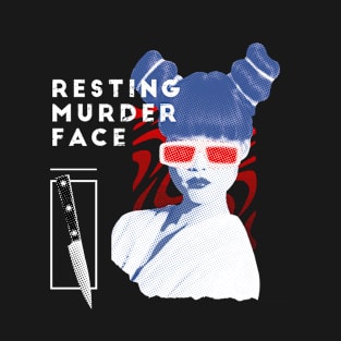 Resting Murder Face Knife T-Shirt