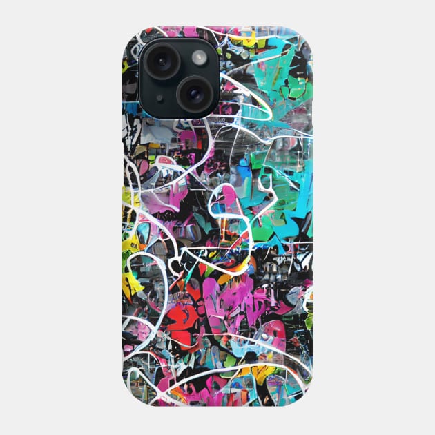 Graffiti Style Pattern Phone Case by Teewyld