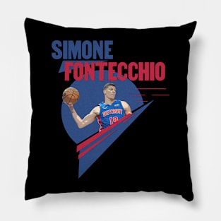 Simone Fontecchio - basketball Pillow