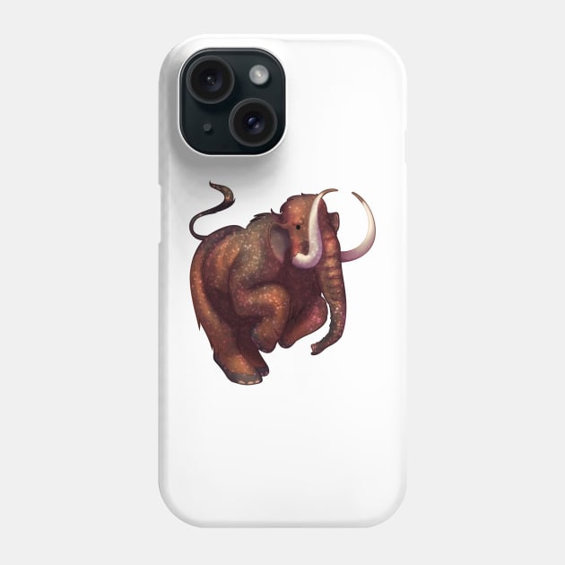 Cozy Woolly Mammoth Phone Case by Phoenix Baldwin