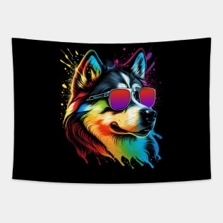 Cool Pride Husky Tapestry