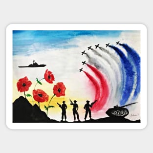 x24 Poppy Remembrance Car Stickers Small craft art Lest We Forget