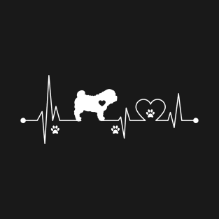 Heart Beat Dog Shar Pei T-Shirt